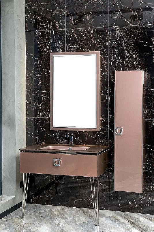 Тумба под раковину Boheme Armadi Art Lucido 80 770-080-PU подвесная Лиловая, купить, цена, заказать, магазин, доставка, скидка, промокод, купить, цена, заказать, магазин, доставка, скидка, промокод