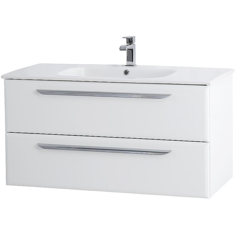 Тумба под раковину Cezares Eco-Cer 100 ECO-CER-1000-2C-SO-BL подвесная Bianco Lucido без ручек, купить, цена, заказать, магазин, доставка, скидка, промокод, купить, цена, заказать, магазин, доставка, скидка, промокод