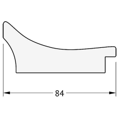 Зеркало Evoform Exclusive 96х66 BY 1279 с фацетом в багетной раме - Фреска 84