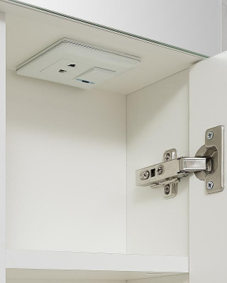 Зеркальный шкаф Aqua de Marco Olivia 80 1080COLI с подсветкой Белый