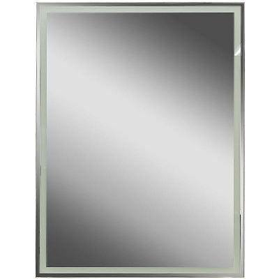 Зеркальный шкаф Континент Mirror Box black Led 60 МВК053 с подсветкой Черный