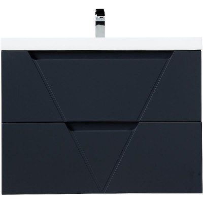 Тумба под раковину BelBagno Vittoria 80 VITTORIA-800-2C-SO-GO-P подвесная Grigio Opaco