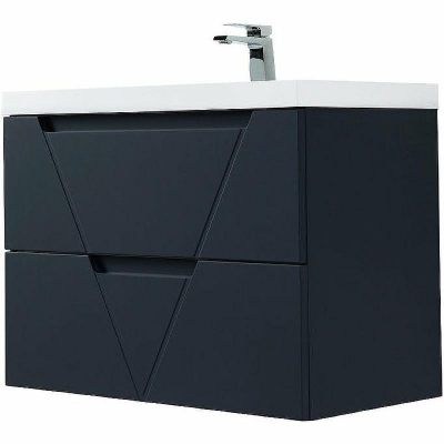 Тумба под раковину BelBagno Vittoria 80 VITTORIA-800-2C-SO-GO-P подвесная Grigio Opaco