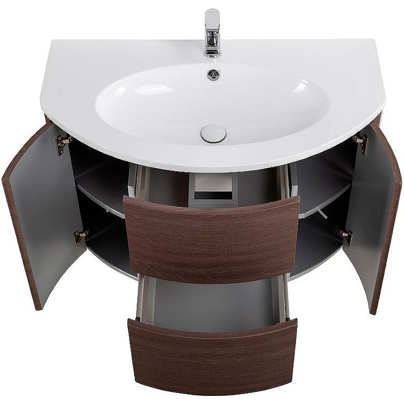 Тумба под раковину Cezares Eden 90 55070 подвесная Rovere scuro Soft, купить, цена, заказать, магазин, доставка, скидка, промокод, купить, цена, заказать, магазин, доставка, скидка, промокод