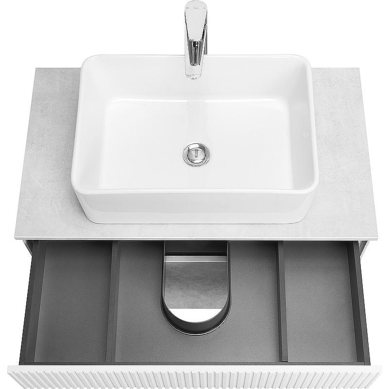 Тумба под раковину Aquaton Марбл 80 1A276201MH4C0 подвесная Слэйт Белый матовый, купить, цена, заказать, магазин, доставка, скидка, промокод, купить, цена, заказать, магазин, доставка, скидка, промокод