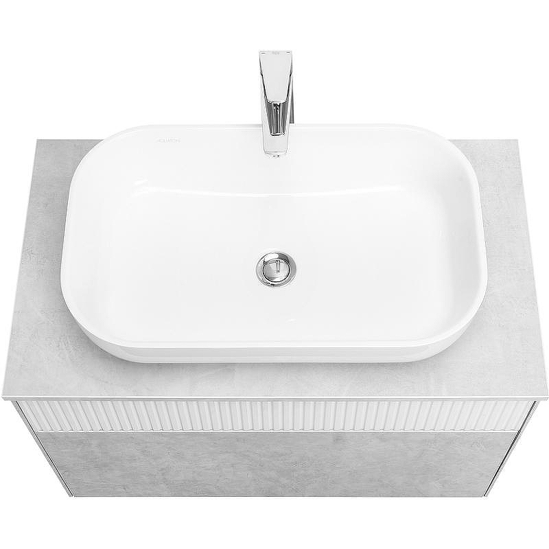 Тумба под раковину Aquaton Марбл 80 1A276201MH4C0 подвесная Слэйт Белый матовый, купить, цена, заказать, магазин, доставка, скидка, промокод, купить, цена, заказать, магазин, доставка, скидка, промокод