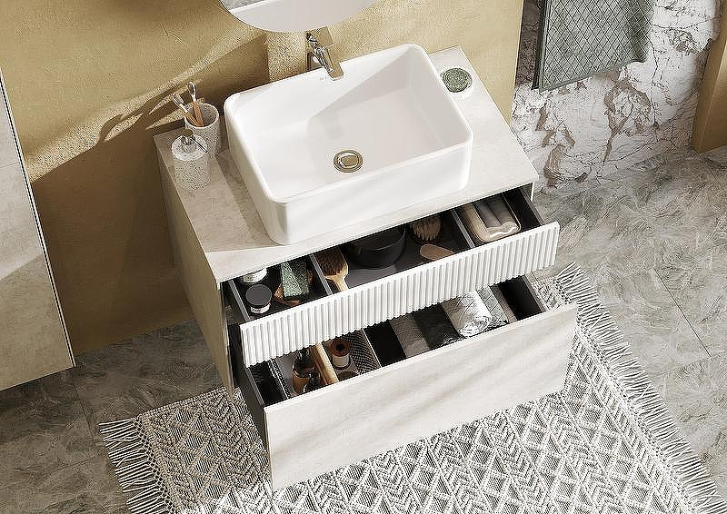 Тумба под раковину Aquaton Марбл 80 1A276201MH4C0 подвесная Слэйт Белый матовый, купить, цена, заказать, магазин, доставка, скидка, промокод, купить, цена, заказать, магазин, доставка, скидка, промокод