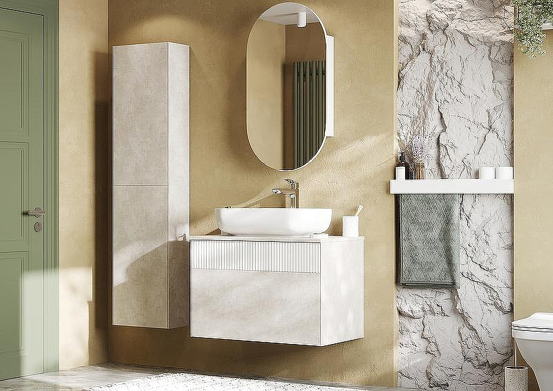 Тумба под раковину Aquaton Марбл 80 1A276201MH4C0 подвесная Слэйт Белый матовый, купить, цена, заказать, магазин, доставка, скидка, промокод, купить, цена, заказать, магазин, доставка, скидка, промокод