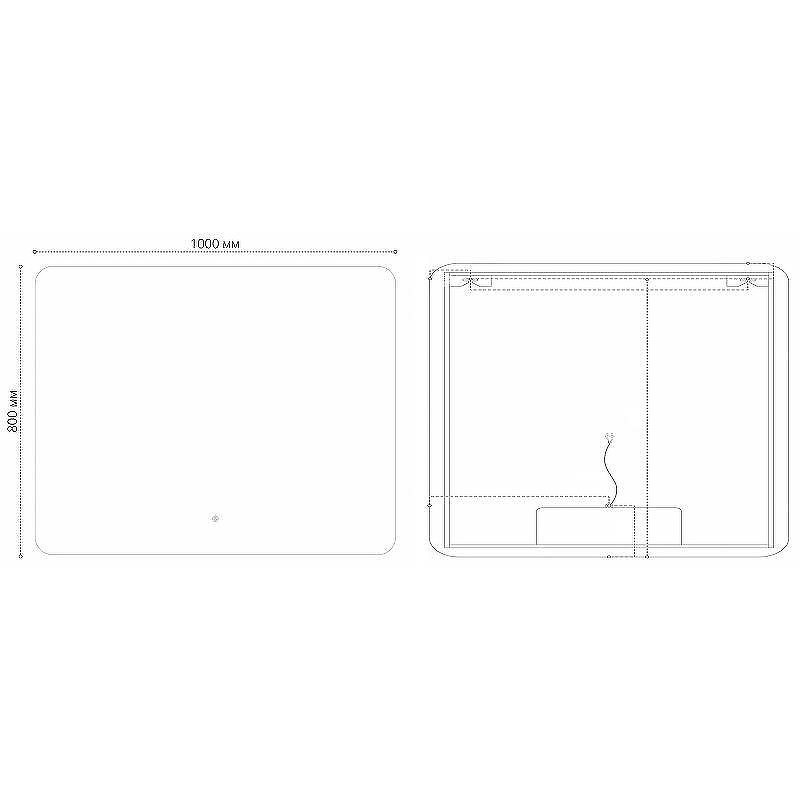 Зеркало Grossman Elegans-норма 100 1710080 с подсветкой с сенсорным выключателем и подогревом, купить, цена, заказать, магазин, доставка, скидка, промокод, купить, цена, заказать, магазин, доставка, скидка, промокод