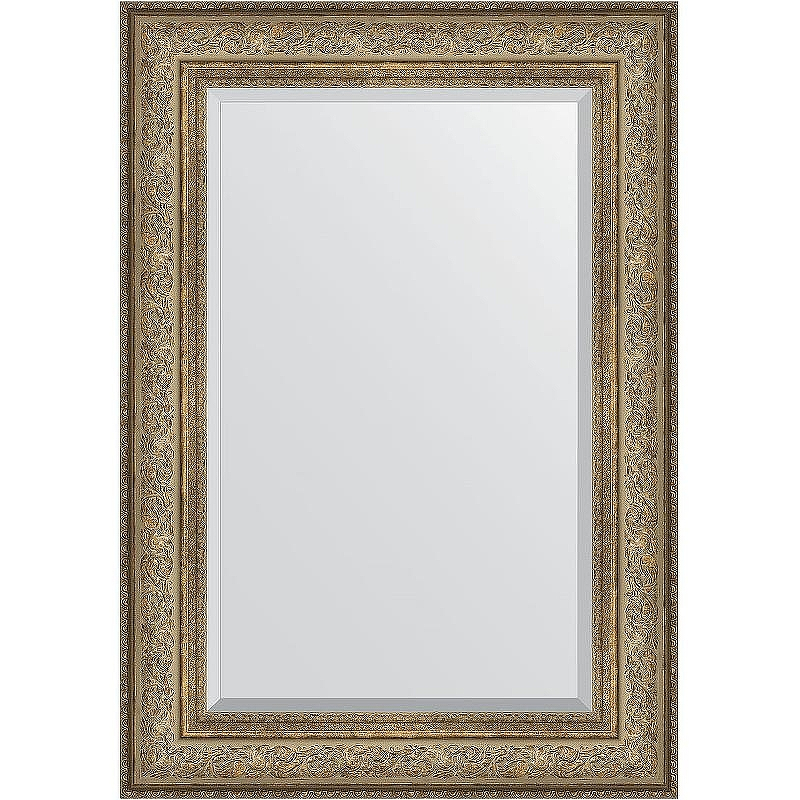 Зеркало Evoform Exclusive 100х70 BY 3451 с фацетом в багетной раме - Виньетка античная бронза 109, купить, цена, заказать, магазин, доставка, скидка, промокод, купить, цена, заказать, магазин, доставка, скидка, промокод