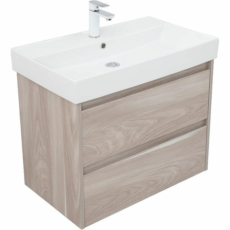 Тумба под раковину Aquanet Nova Lite 75 287885 подвесная Орех светлый, купить, цена, заказать, магазин, доставка, скидка, промокод, купить, цена, заказать, магазин, доставка, скидка, промокод