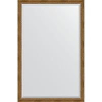 Зеркало Evoform Exclusive 173х113 BY 3614 с фацетом в багетной раме - Состаренная бронза с плетением 70, купить, цена, заказать, магазин, доставка, скидка, промокод, купить, цена, заказать, магазин, доставка, скидка, промокод