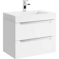 Тумба под раковину Aqwella Cube 70 CUB0107W подвесная Белая матовая, купить, цена, заказать, магазин, доставка, скидка, промокод, купить, цена, заказать, магазин, доставка, скидка, промокод