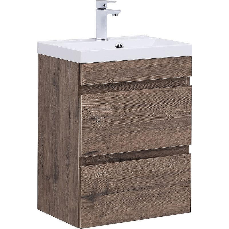 Тумба под раковину Aquanet Нота New 50 334190 подвесная Дуб веллингтон табак, купить, цена, заказать, магазин, доставка, скидка, промокод, купить, цена, заказать, магазин, доставка, скидка, промокод