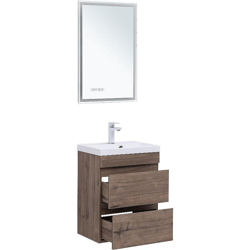 Тумба под раковину Aquanet Нота New 50 334190 подвесная Дуб веллингтон табак, купить, цена, заказать, магазин, доставка, скидка, промокод, купить, цена, заказать, магазин, доставка, скидка, промокод