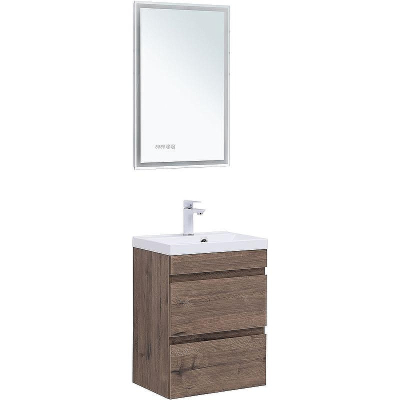 Тумба под раковину Aquanet Нота New 50 334190 подвесная Дуб веллингтон табак, купить, цена, заказать, магазин, доставка, скидка, промокод, купить, цена, заказать, магазин, доставка, скидка, промокод