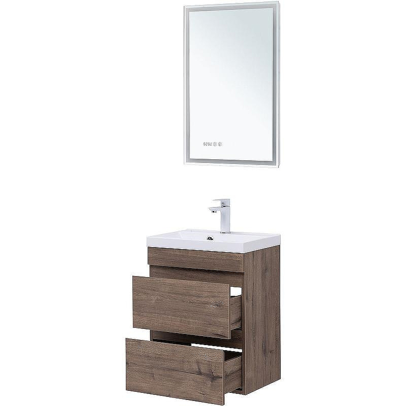 Тумба под раковину Aquanet Нота New 50 334190 подвесная Дуб веллингтон табак, купить, цена, заказать, магазин, доставка, скидка, промокод, купить, цена, заказать, магазин, доставка, скидка, промокод