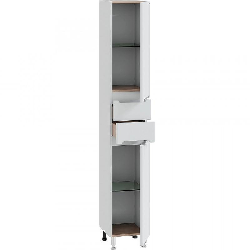 Шкаф пенал СанТа Лондон 30 524008 Белый, купить, цена, заказать, магазин, доставка, скидка, промокод, купить, цена, заказать, магазин, доставка, скидка, промокод