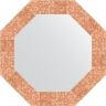 Зеркало Evoform Octagon 53х53 BY 3742 в багетной раме - Соты медь 70, купить, цена, заказать, магазин, доставка, скидка, промокод, купить, цена, заказать, магазин, доставка, скидка, промокод