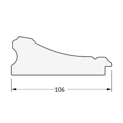 Зеркало Evoform Octagon 70х70 BY 3848 в багетной раме - Барокко серебро 106