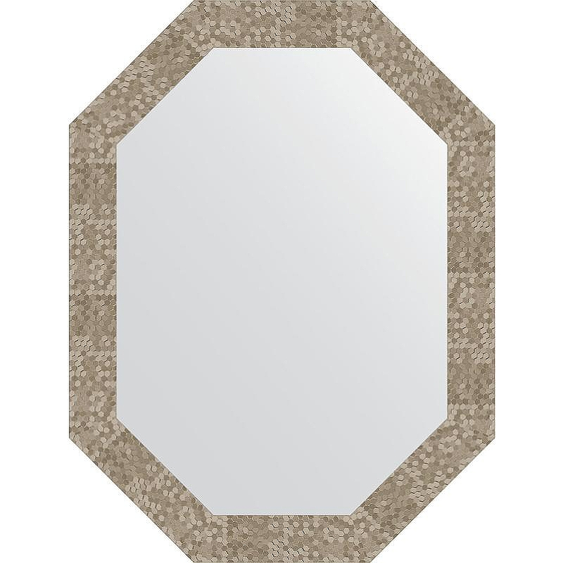 Зеркало Evoform Octagon 62x82 BY 7103 в багетной раме - Соты титан 70, купить, цена, заказать, магазин, доставка, скидка, промокод, купить, цена, заказать, магазин, доставка, скидка, промокод