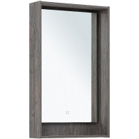 Зеркало Aquanet Милан 50 336392 с подсветкой Дуб рошелье с сенсорным выключателем, купить, цена, заказать, магазин, доставка, скидка, промокод, купить, цена, заказать, магазин, доставка, скидка, промокод