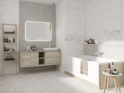 Зеркало Cersanit Led 070 Design Pro 80 KN-LU-LED070*80-p-Os с подсветкой с диммером, часами, подогревом и функцией Bluetooth