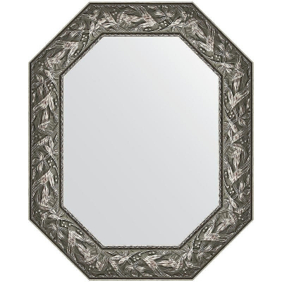 Зеркало Evoform Polygon 78х63 BY 7226 в багетной раме - Византия серебро 99
