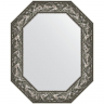 Зеркало Evoform Polygon 78х63 BY 7226 в багетной раме - Византия серебро 99, купить, цена, заказать, магазин, доставка, скидка, промокод, купить, цена, заказать, магазин, доставка, скидка, промокод