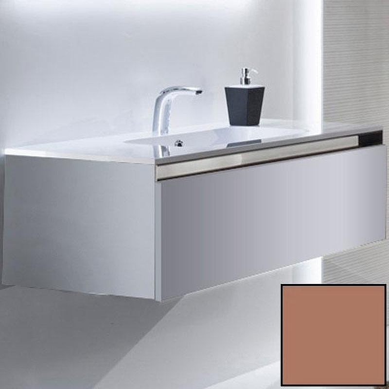 Тумба с раковиной SanVit Кубэ-1 120 kkube1120 в цвете Ral подвесная Капучино, купить, цена, заказать, магазин, доставка, скидка, промокод, купить, цена, заказать, магазин, доставка, скидка, промокод