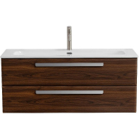 Тумба под раковину Cezares Eco-Cer-N 120 ECO-CER-N-1200-2C-SO-NCS-P подвесная Орех шоколад Софт без ручек, купить, цена, заказать, магазин, доставка, скидка, промокод, купить, цена, заказать, магазин, доставка, скидка, промокод