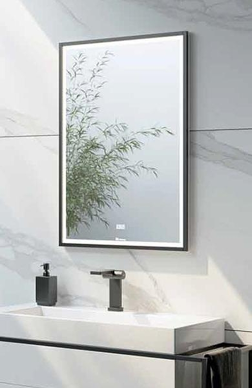 Зеркало Clarberg Logiс 60 LOG0206 с подсветкой и подогревом с сенсорным выключателем, купить, цена, заказать, магазин, доставка, скидка, промокод, купить, цена, заказать, магазин, доставка, скидка, промокод