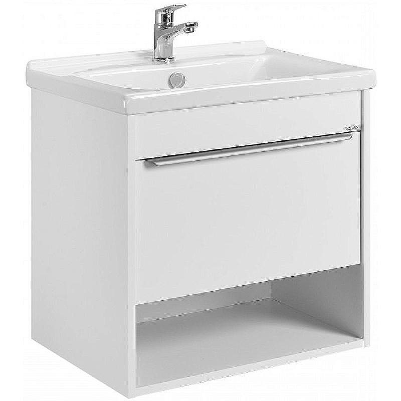 Тумба под раковину Aquaton Хоуп 60 1A287201HP2B0 подвесная Белая матовая, купить, цена, заказать, магазин, доставка, скидка, промокод, купить, цена, заказать, магазин, доставка, скидка, промокод