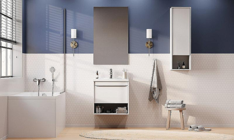 Тумба под раковину Aquaton Хоуп 60 1A287201HP2B0 подвесная Белая матовая, купить, цена, заказать, магазин, доставка, скидка, промокод, купить, цена, заказать, магазин, доставка, скидка, промокод