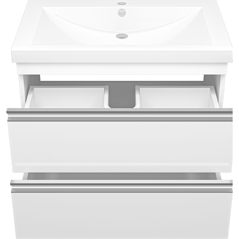 Тумба с раковиной Misty Ингрид 75 УТ000015021 подвесная Белая, купить, цена, заказать, магазин, доставка, скидка, промокод, купить, цена, заказать, магазин, доставка, скидка, промокод