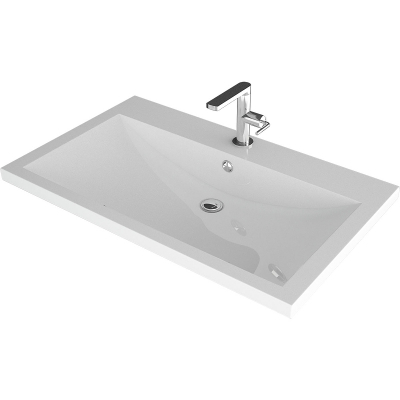 Тумба с раковиной Misty Ингрид 75 УТ000015021 подвесная Белая