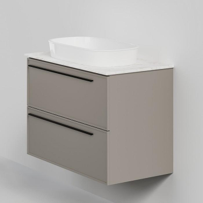 Тумба под раковину La Fenice Elba Twin 90 FNC-01-ELB-C-90-2 подвесная Бежевая матовая