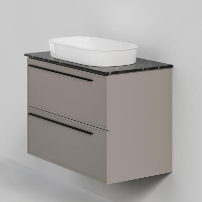 Тумба под раковину La Fenice Elba Twin 90 FNC-01-ELB-C-90-2 подвесная Бежевая матовая