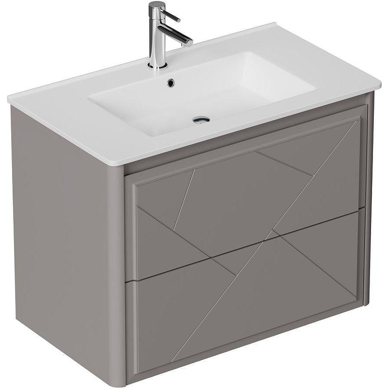 Тумба под раковину Allen Brau Paris 80 1.360001.PGM подвесная Платина матовый, купить, цена, заказать, магазин, доставка, скидка, промокод, купить, цена, заказать, магазин, доставка, скидка, промокод