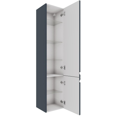 Шкаф пенал Aquatek Вега 35 R AQ70035R-MG подвесной Серый матовый