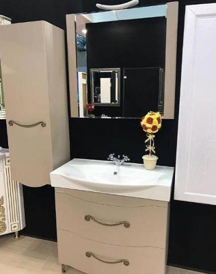 Шкаф пенал Bellezza Сесилия 40 R 4629705181454 подвесной Капучино