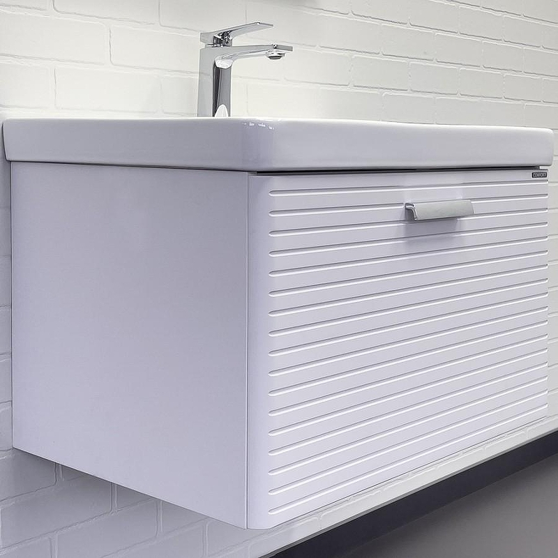 Тумба с раковиной Comforty Танжер 70П 00-00019565 подвесная Белая матовая, купить, цена, заказать, магазин, доставка, скидка, промокод, купить, цена, заказать, магазин, доставка, скидка, промокод