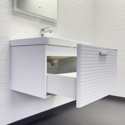 Тумба с раковиной Comforty Танжер 70П 00-00019565 подвесная Белая матовая