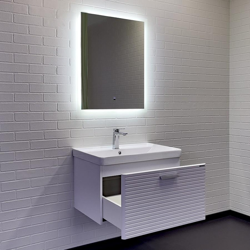 Тумба с раковиной Comforty Танжер 70П 00-00019565 подвесная Белая матовая, купить, цена, заказать, магазин, доставка, скидка, промокод, купить, цена, заказать, магазин, доставка, скидка, промокод