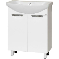 Тумба с раковиной Misty Лаванда 65 УТ000010069 Белая, купить, цена, заказать, магазин, доставка, скидка, промокод, купить, цена, заказать, магазин, доставка, скидка, промокод