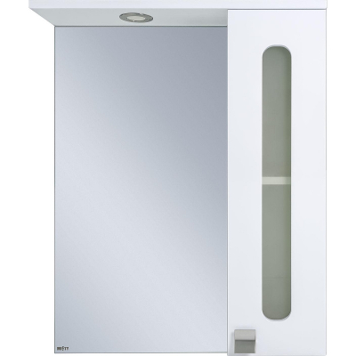 Зеркало со шкафом Misty Урал 60 R Э-Ура-04060-021П с подсветкой Белое