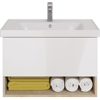 Тумба под раковину Dreja Perfecto 90 99.0813 подвесная Дуб эврика Белый, купить, цена, заказать, магазин, доставка, скидка, промокод, купить, цена, заказать, магазин, доставка, скидка, промокод