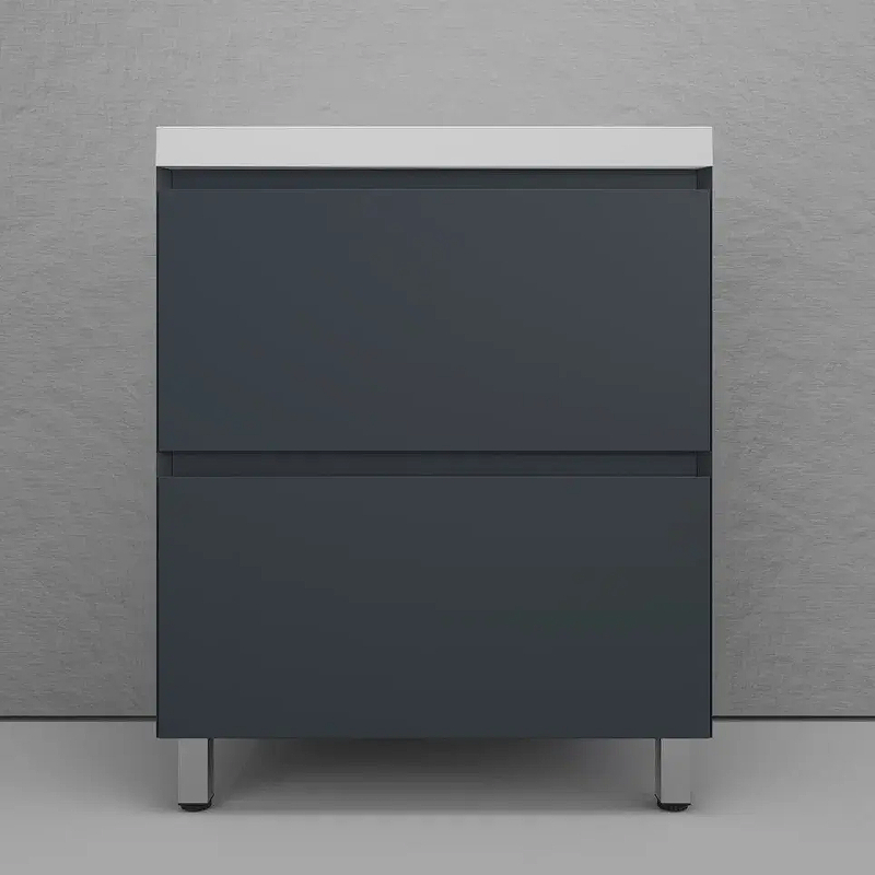 Тумба под раковину Style Line Манхэттен 70 ЛС-00002375 цвет Графит, купить, цена, заказать, магазин, доставка, скидка, промокод, купить, цена, заказать, магазин, доставка, скидка, промокод