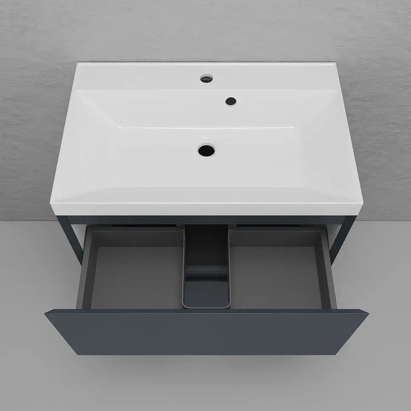 Тумба под раковину Style Line Манхэттен 70 ЛС-00002375 цвет Графит, купить, цена, заказать, магазин, доставка, скидка, промокод, купить, цена, заказать, магазин, доставка, скидка, промокод