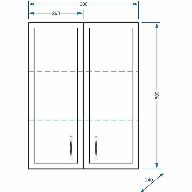 Подвесной шкаф Stella Polar Концепт 60 SP-00000140 Белый, купить, цена, заказать, магазин, доставка, скидка, промокод, купить, цена, заказать, магазин, доставка, скидка, промокод